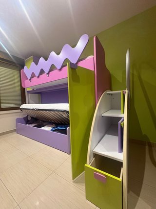 Litera Infantil con Almacenaje