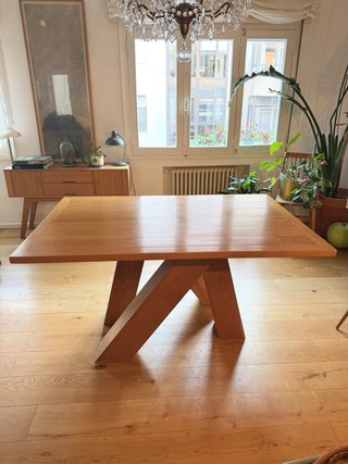 Mesa de Comedor de Roble Macizo 150x100