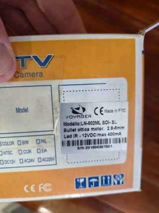 Telecamera di sicurezza Voyager LN-802ML