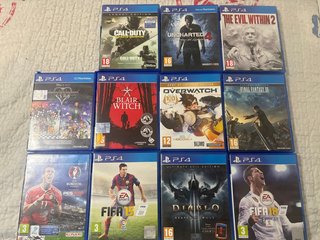 Lote de 11 Videojuegos para PS4