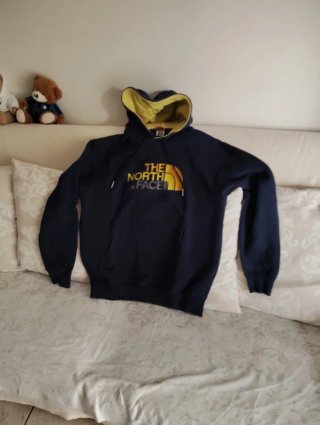 Felpa The North Face Blu/Gialla Tg M