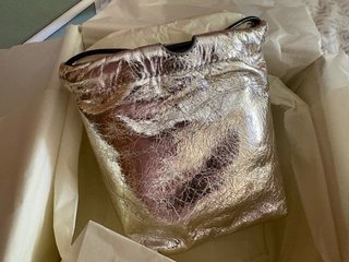 Bolsito Galliano x Zara Plateado