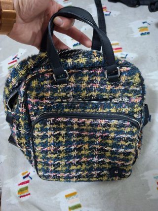 Mochila tweed multicolor