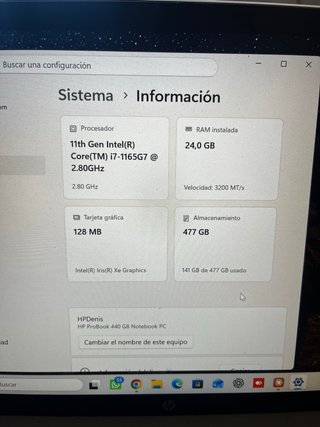 HP ProBook 440 G8 NoteBook i7 24GB RAM 500GB SSD