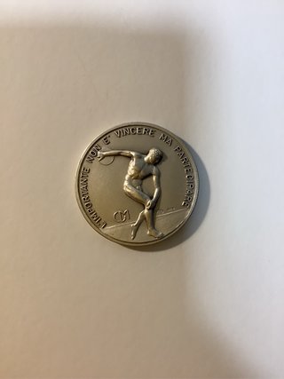 Medalla conmemorativa Juegos Olímpicos plata 925
