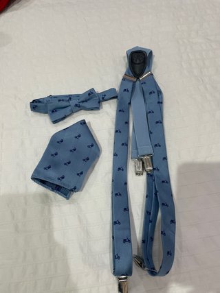 Set de Pajarita, Tirantes y Pañuelo Niño