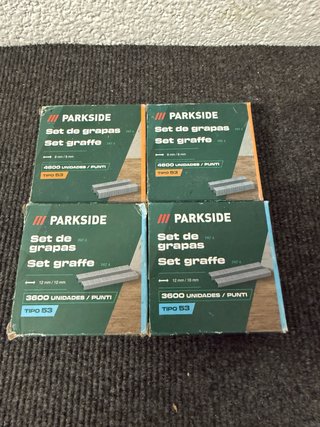 Grapas Parkside Tipo 53 (4600uds y 3600uds)