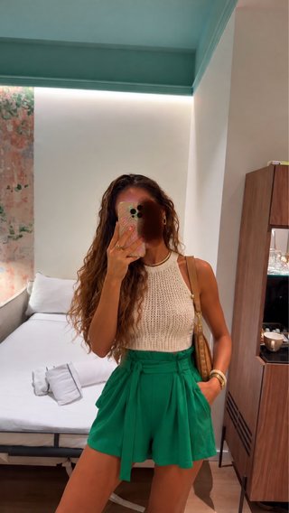 Pantalón corto verde o negro