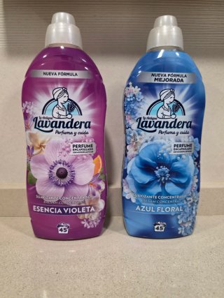 2 Suavizantes Lavandera Azul y Violeta