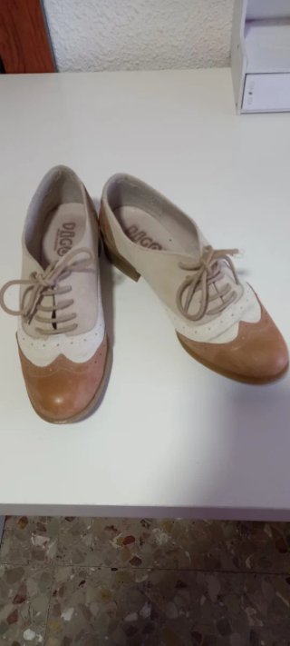 Scarpe Dago Beige e Marrone Donna