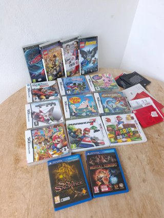 Lote Ps vita Nintendo Ds 3Ds Psp Scatole senza giochi