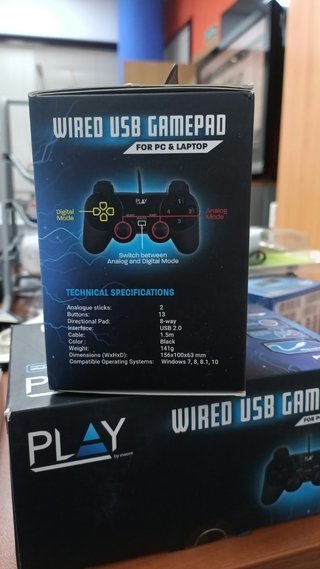 Mando USB con cable para PC y portátil