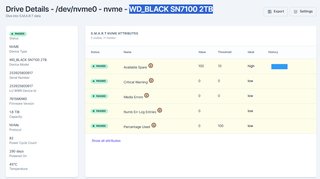 SSD WD_BLACK SN7100 2TB NVMe