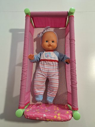 Cuna Nenuco para muñecas+ Bebé blando NENUCO