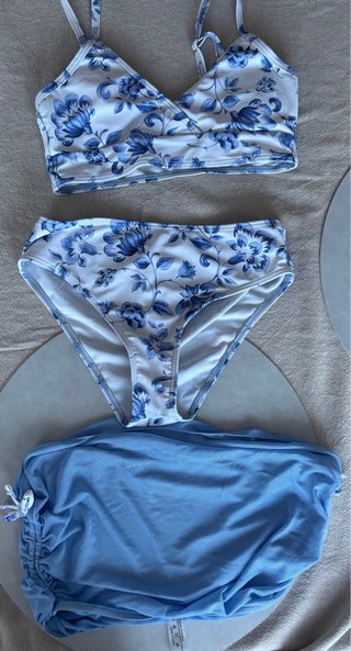 Bikini con Faldita para Niña Talla 10/11