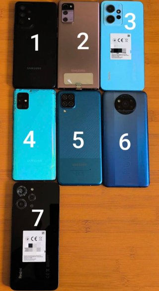 Lote di cellulari per pezzi o riparazione