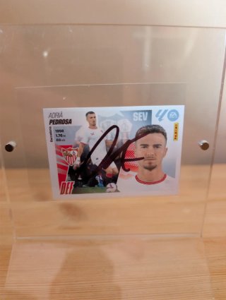 Cromos Adria Pedrosa firmados