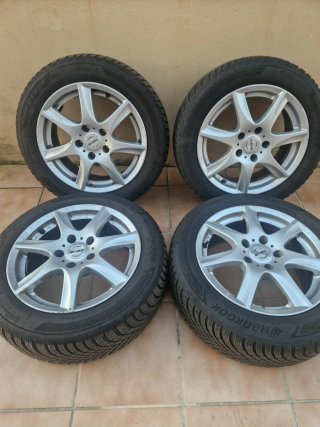 4 Llantas Enzo 16 con Neumáticos de Invierno