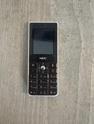 Telefono NEC nero non testato
