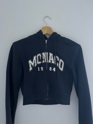 Sudadera Stradivarius Negra con Cremallera