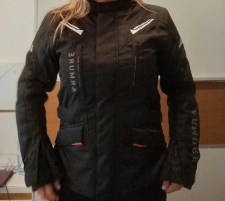 Chaqueta cordura de moto Baumra Negra