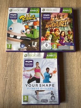 Pack 3 Juegos Kinect Xbox 360