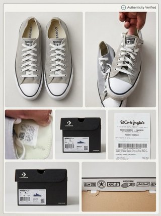 Converse All Star grises talla 40