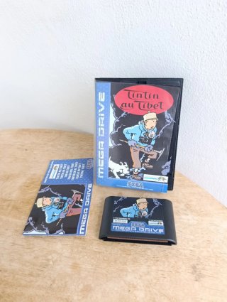 Tintin Tibet Sega Mega Drive megadrive videojuego