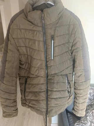 Anorak Hombre Caqui y Negro Talla L
