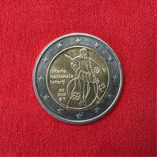 Moneda 2€ Conmemorativa Bélgica 2025, Lotería