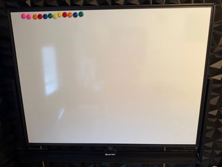 Pizarra Blanca Magnética Costway 90x120cm