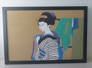 Cuadro Geisha Estilo Japonés