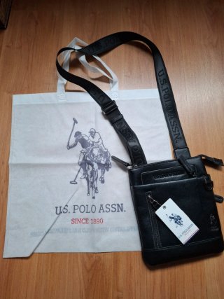 Bolso Bandolera U.S. Polo Assn. Negro