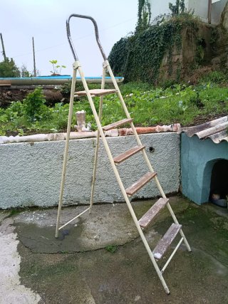 Escalera de hierro