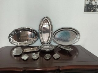 Lote Bandejas  metálicas