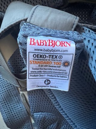 Mochila Porta Bebé BabyBjörn OEKO-TEX