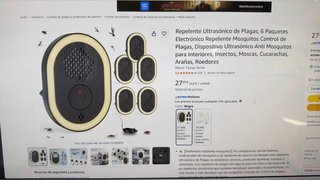 Repelente Ultrasónico Plagas Pack 6