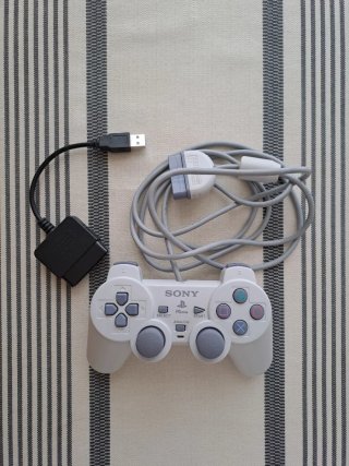 Mando PS One (PlayStation) + Adaptador para PC