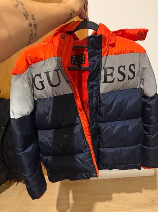Chaqueta Guess Niño Azul y Naranja