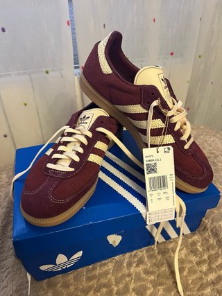 Adidas Samba OG Granate y Beige Talla 38.5
