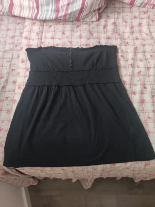 Camiseta sin tirantes negra
