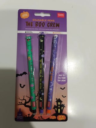 Set 3 Penne Cancellabili Legami Halloween 2025