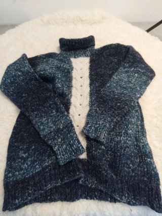 Jersey de punto cuello alto