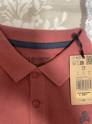 Polo Scalpers Rojo Talla 10