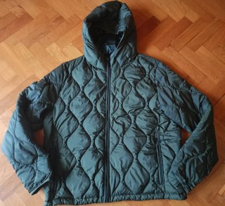 Chaqueta acolchada tipo bomber verde XL