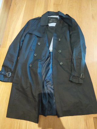 Gabardina Zara Negra
