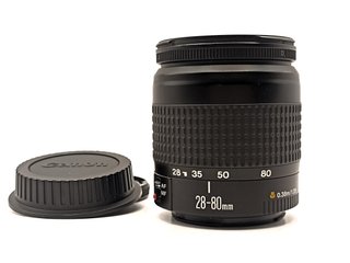 Obiettivo Canon EF 28-80mm f/3.5-5.6 con Tappi