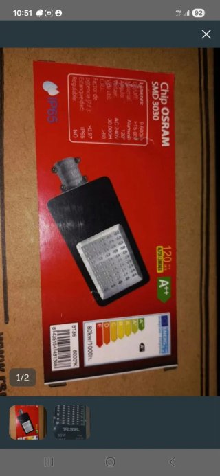 Foco LED Osram Exterior 80W IP65