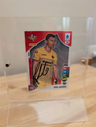Cromo firmado Emil Audero