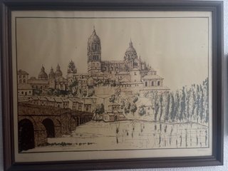 Ilustración Salamanca 1973 Marco Madera